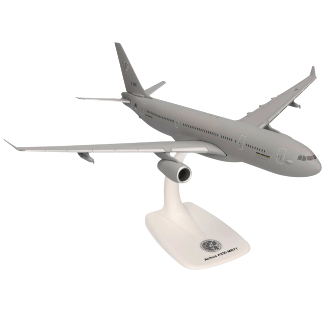 Herpa Snap-Fit Flugzeugmodell NATO Airbus A330 MRTT Multinational Multirole Tanker Unit Eindhoven Air Base – T-061 (1:200)